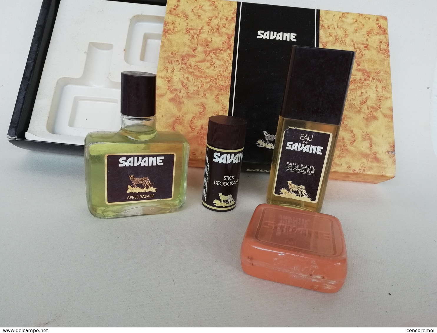 Coffret Ancien De Collection Parfumerie J.B. Williams, Savane, Après-rasage, Eau De Toilette, Savon, Déodorant - Herren