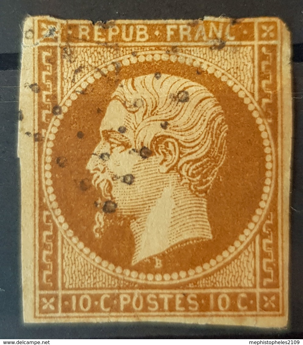 FRANCE - Canceled - YT 9 - 10c - 1852 Louis-Napoleon