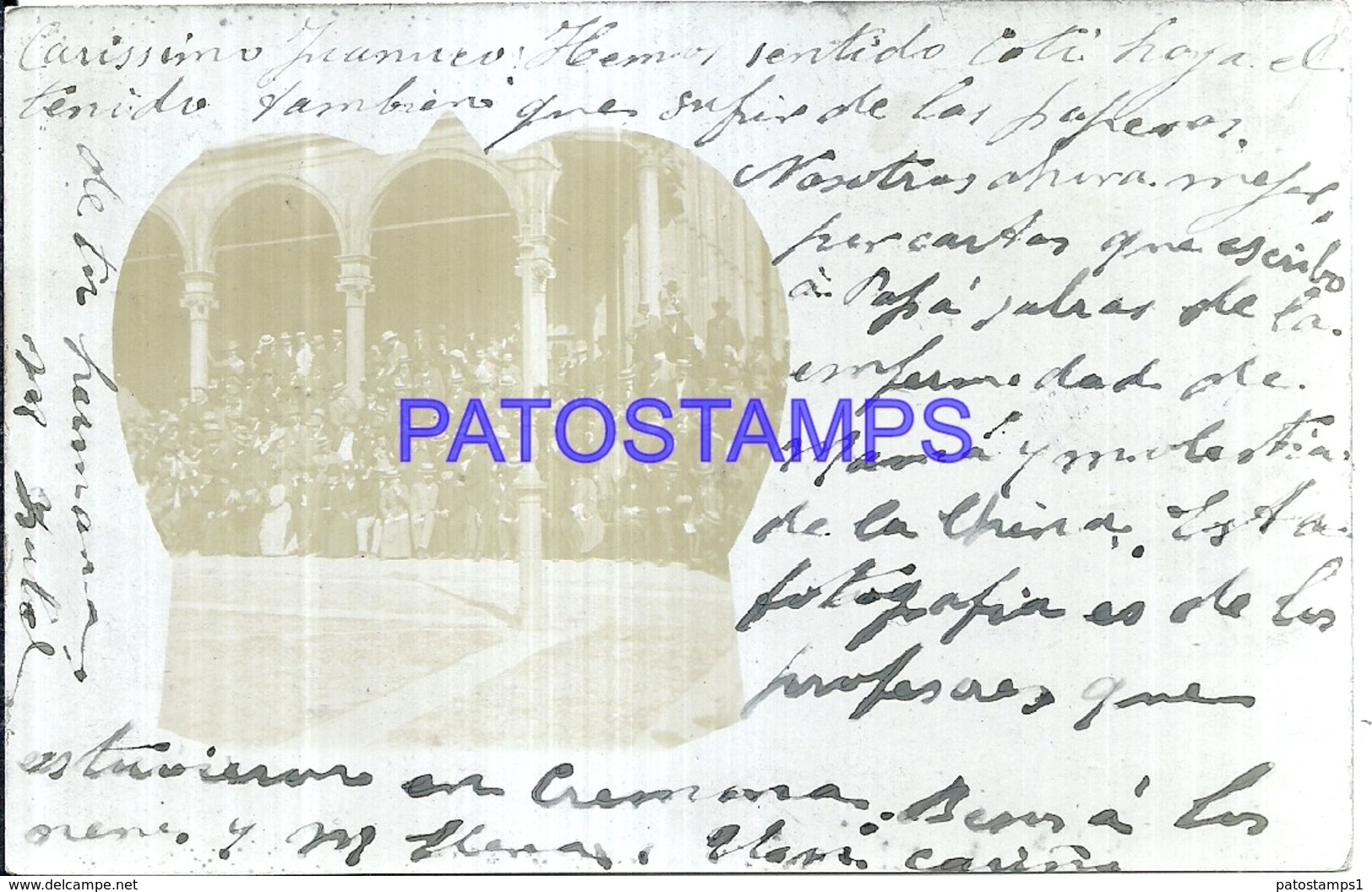 117861 ITALY CREMONA LOMBARDIA COSTUMES PEOPLE CIRCULATED TO ARGENTINA POSTAL POSTCARD - Autres & Non Classés