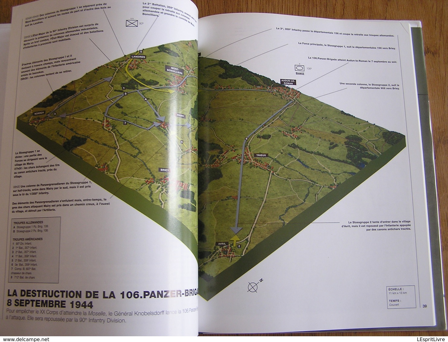 LA BATAILLE DE LORRAINE Guerre 40 45 France 1944 Patton Manteuffel Panzer Tank Char Dompaire Arracourt Moselle Us Army