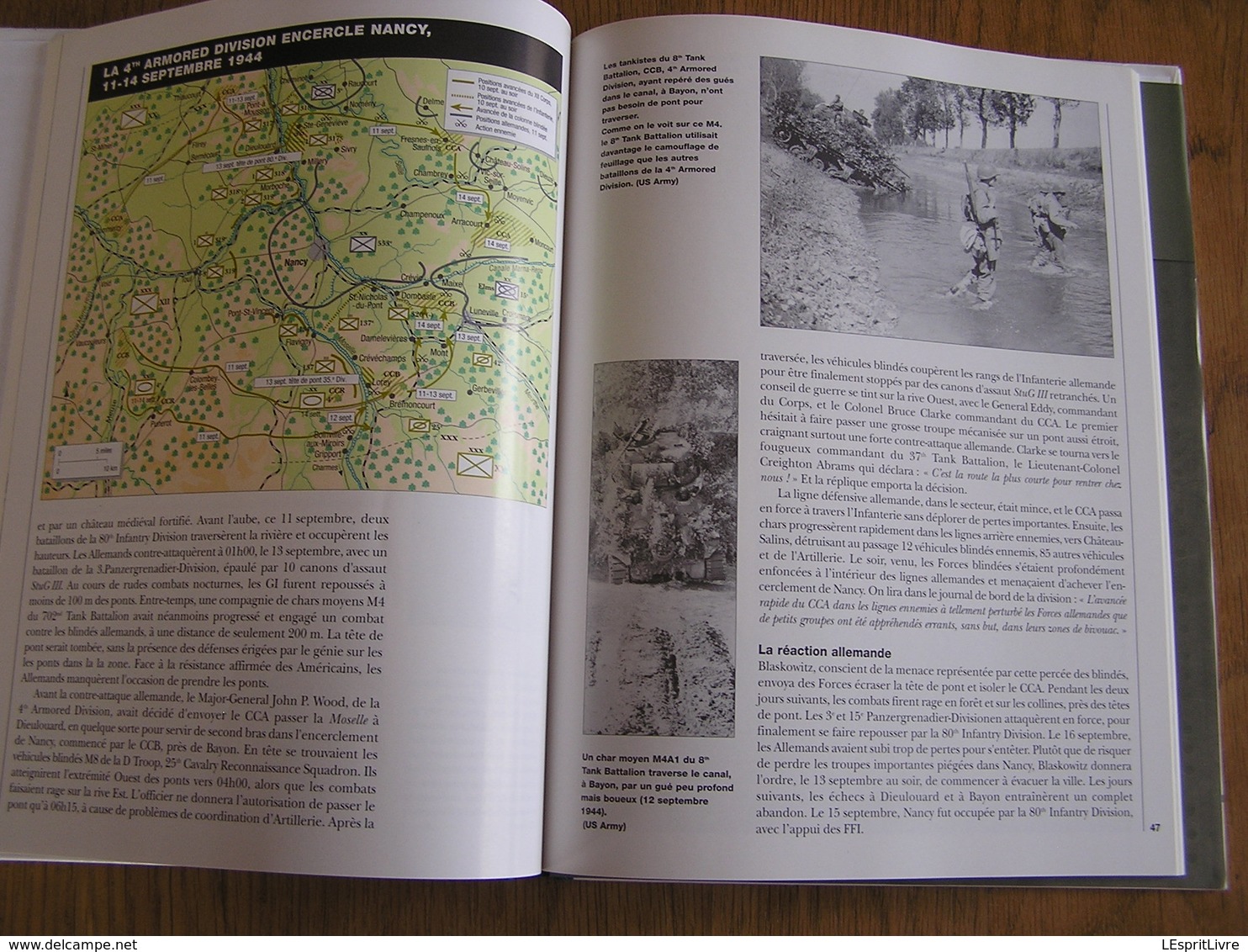 LA BATAILLE DE LORRAINE Guerre 40 45 France 1944 Patton Manteuffel Panzer Tank Char Dompaire Arracourt Moselle Us Army