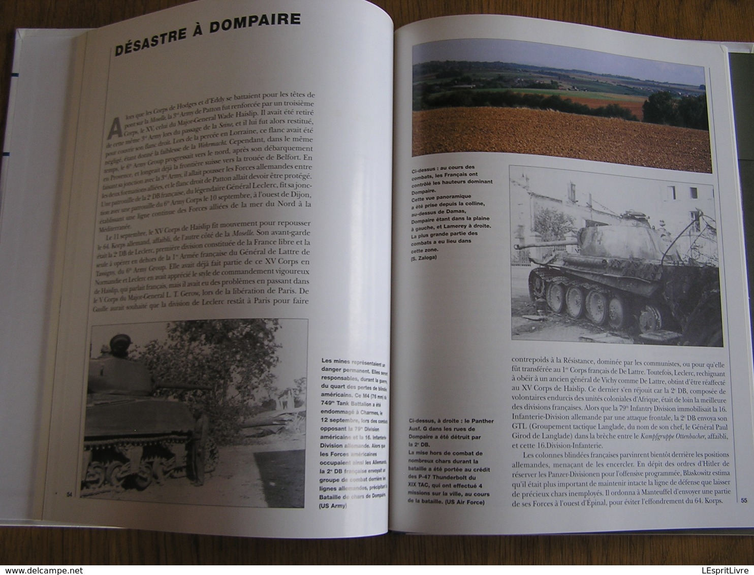 LA BATAILLE DE LORRAINE Guerre 40 45 France 1944 Patton Manteuffel Panzer Tank Char Dompaire Arracourt Moselle Us Army