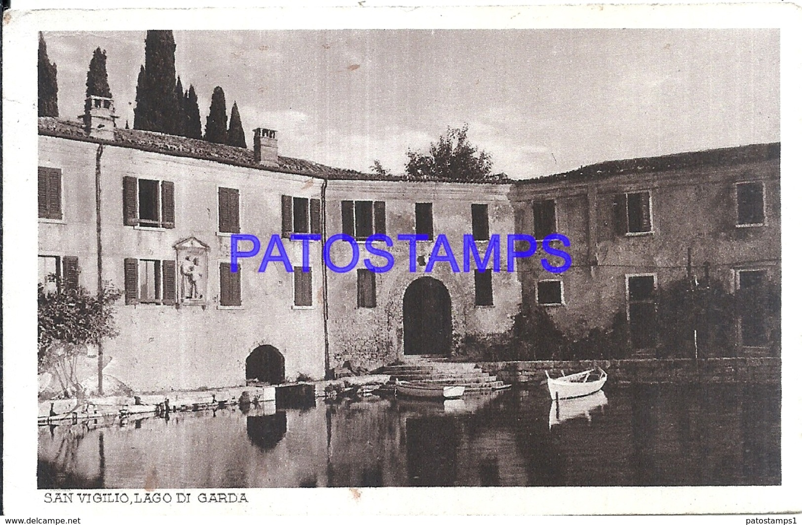 117866 ITALY SAN VIGILIO LAGO DI GARDA VIEW PARTIAL POSTAL POSTCARD - Autres & Non Classés