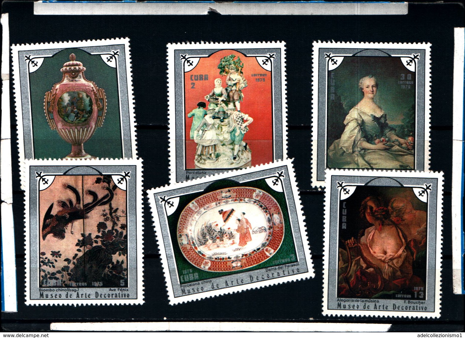 6586B)  CUBA 1975-OPERE - MUSEO ARTI DECORATIVE - SERIE COMPLETA -MNH** - Ungebraucht