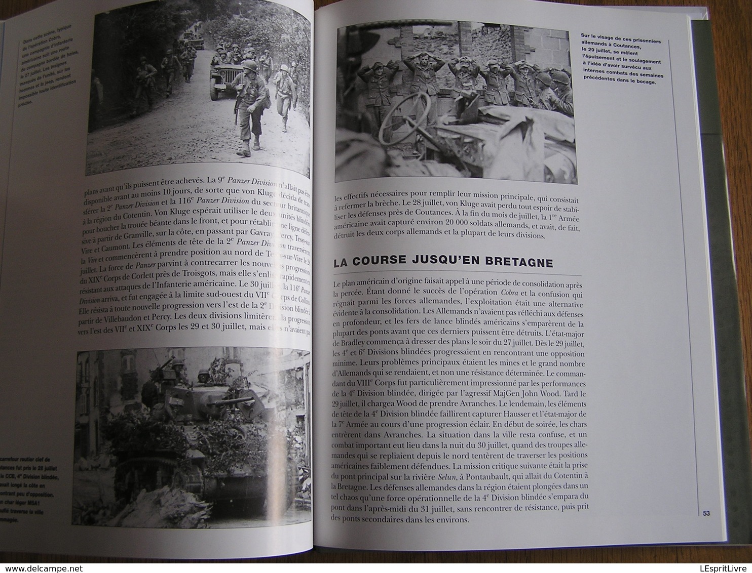 OPERATION COBRA Guerre 40 45 France 1944 St Lô Mortain Bocage Bretagne Normandie Percée Falaise Das Reich Panzer Tank