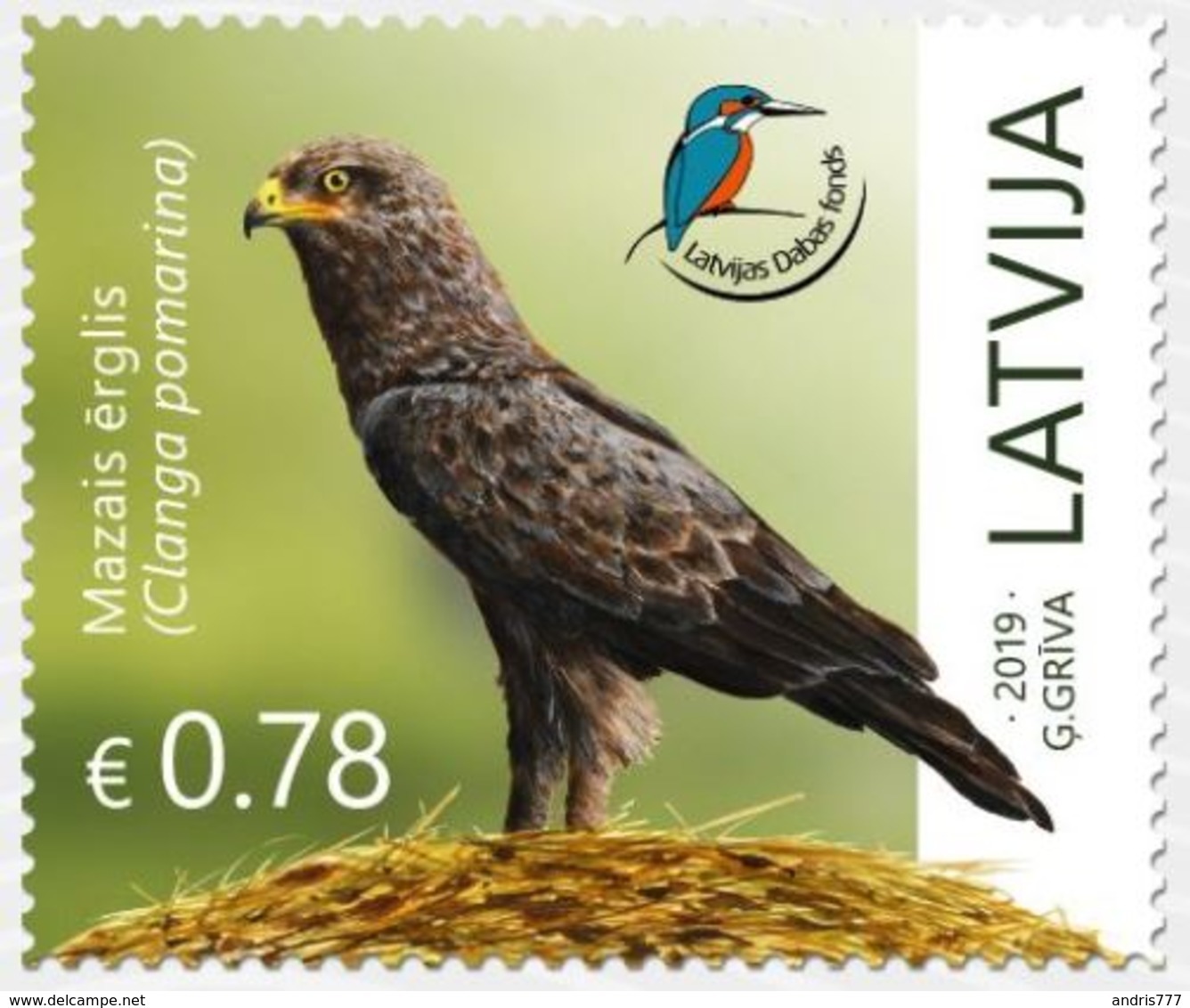 Latvia Lettland Lettonie 2019 (13) Latvian Fund For Nature - Bird - Lesser Spotted Eagle - Latvia