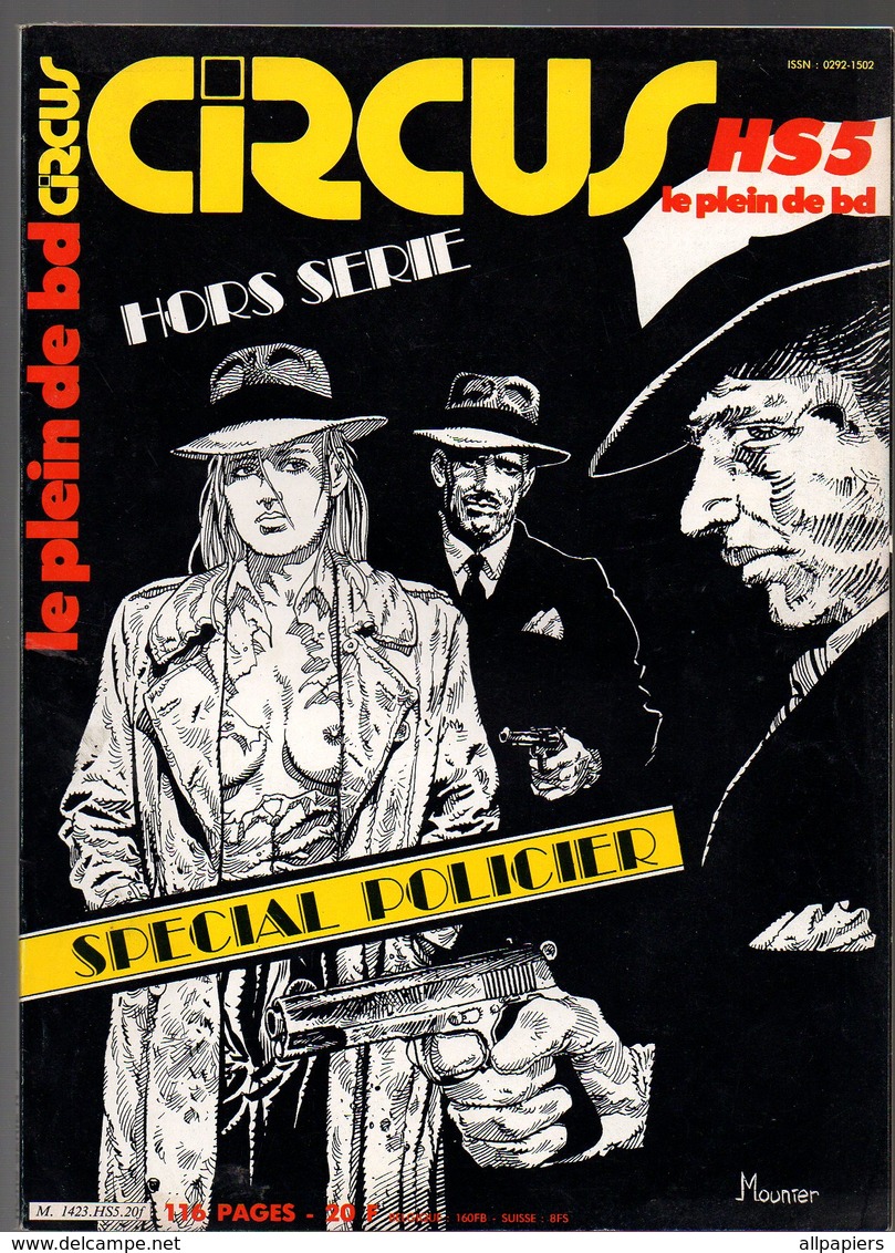 Circus Hors Série N°5 Spécial Policier De 1982 - Circus