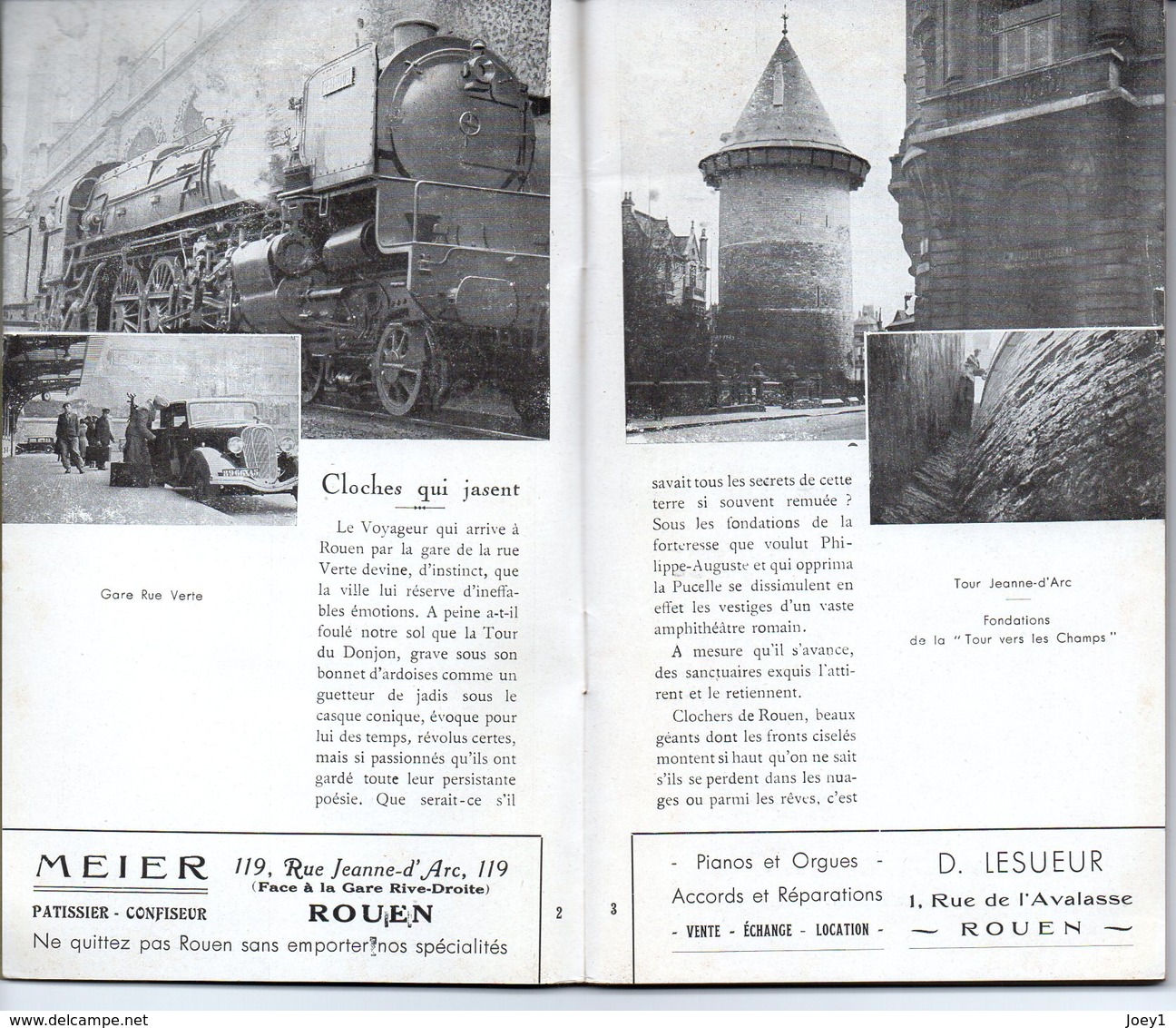 Livre Sur Le Carillon De Rouen Avec Dédicace Du Célèbre Carilloneur Organiste Maurice Lenfant. - Livres Dédicacés