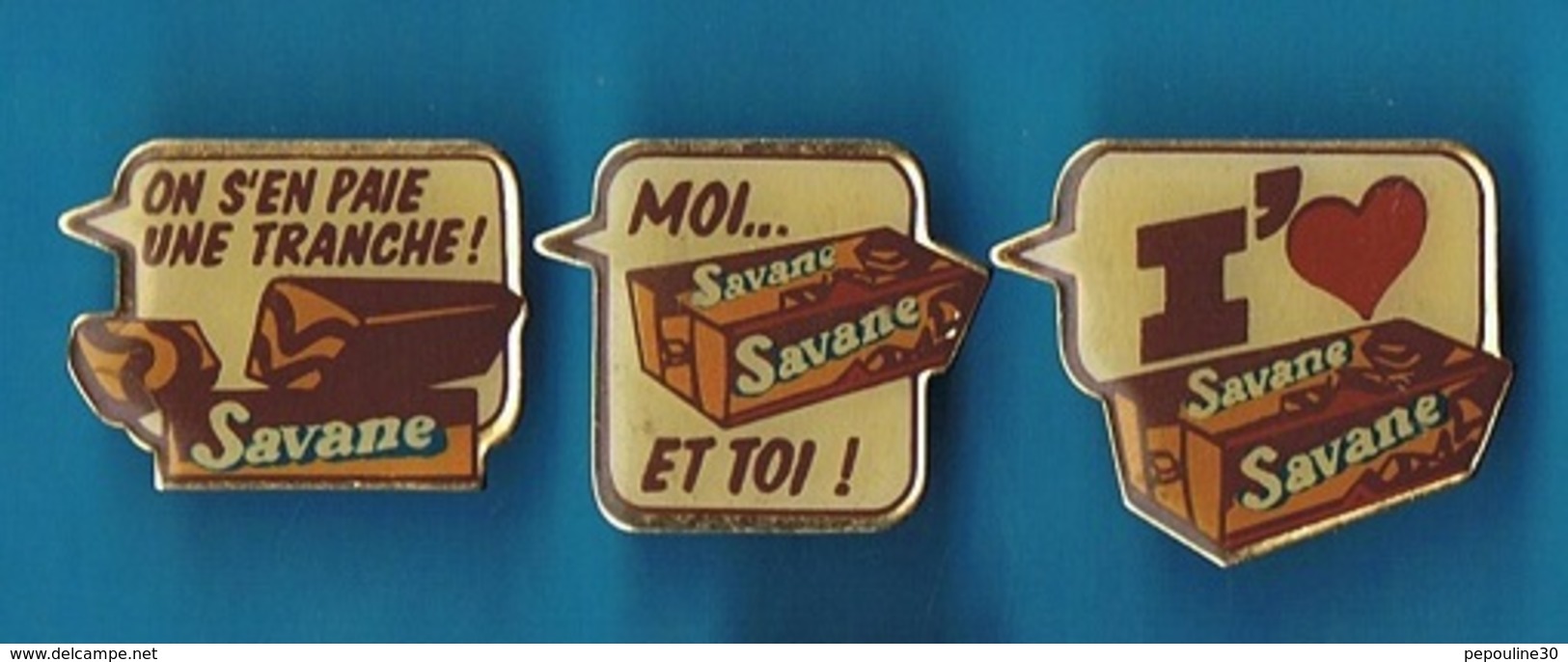 3 PIN'S //  ** GATEAUX SAVANE / 3 DIFFÉRENTS ** - Lots