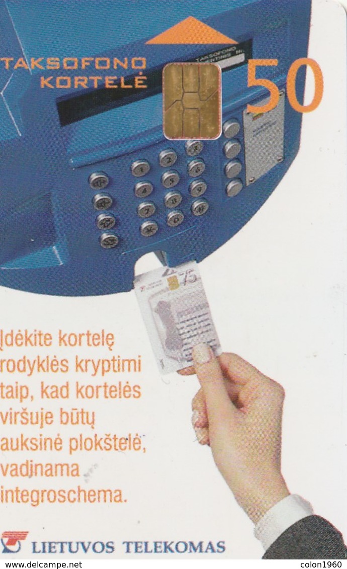 LITUANIA. CHIP. Payphones Operation Manual. LT-LTV-C039. (029). - Lituania