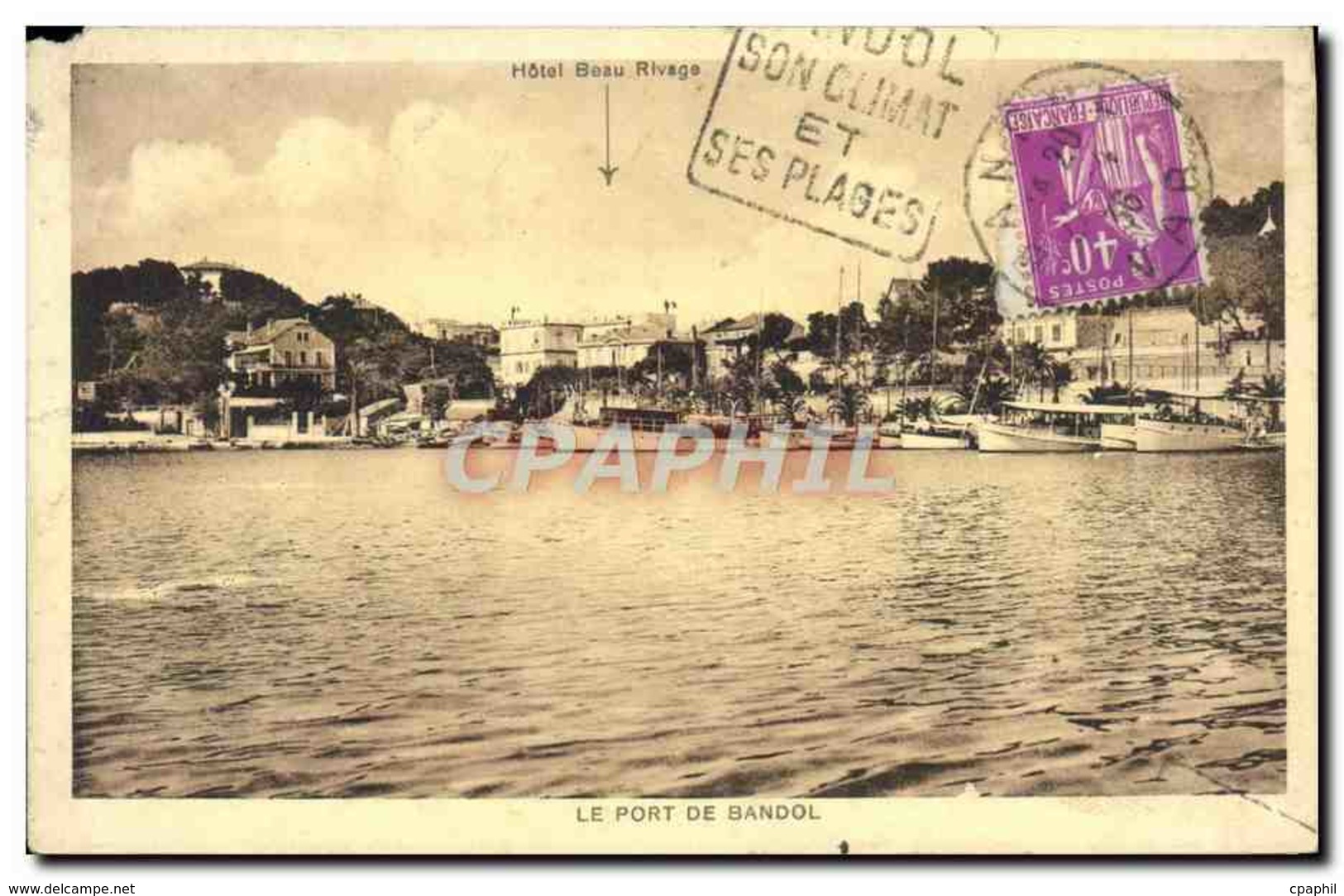 CPA Le Pont De Bandol Bateaux - Bandol