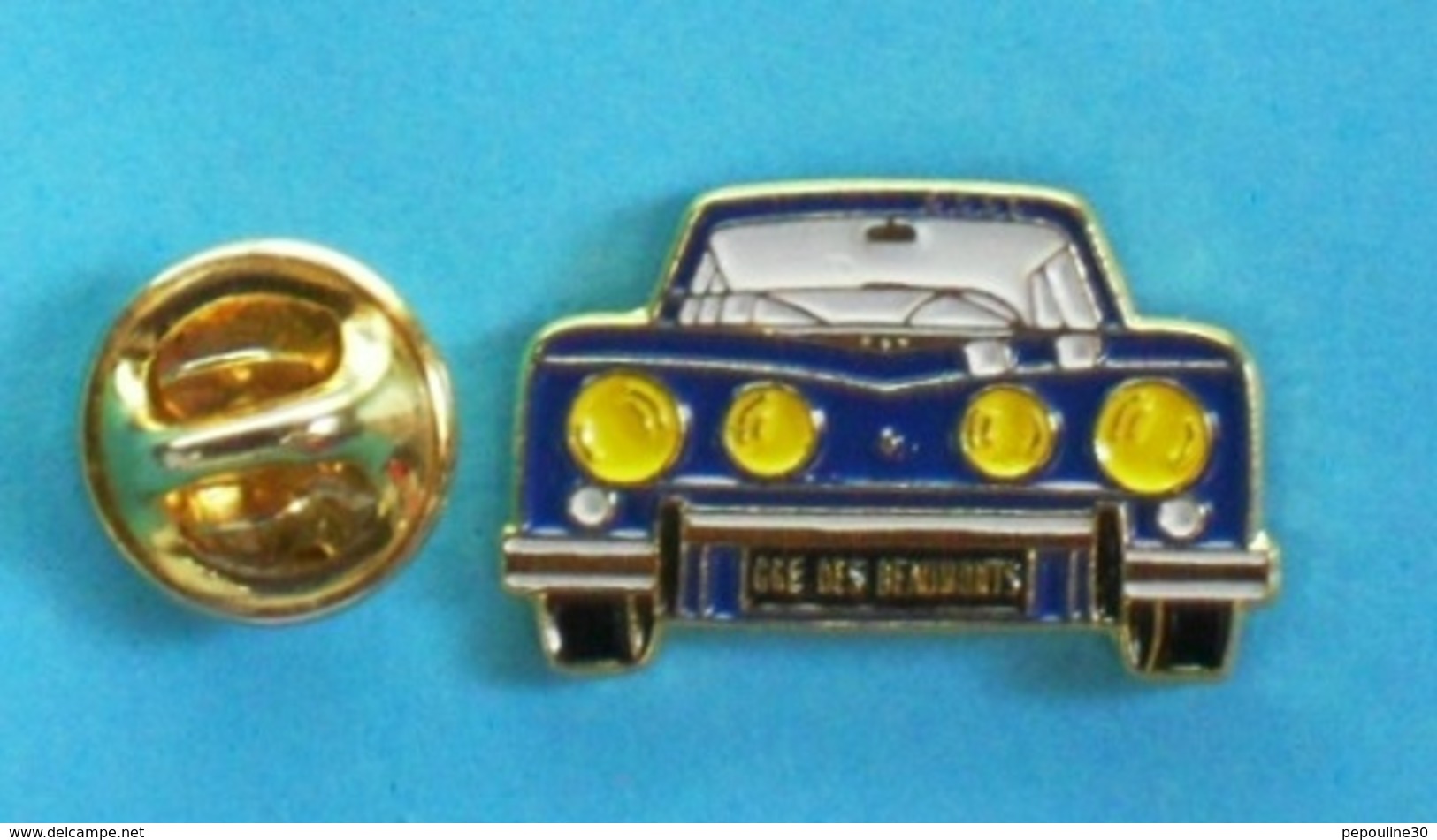 1 PIN'S //  ** RENAULT / R8 GORDINI / GGE DES BEAUMONTS ** - Rallye