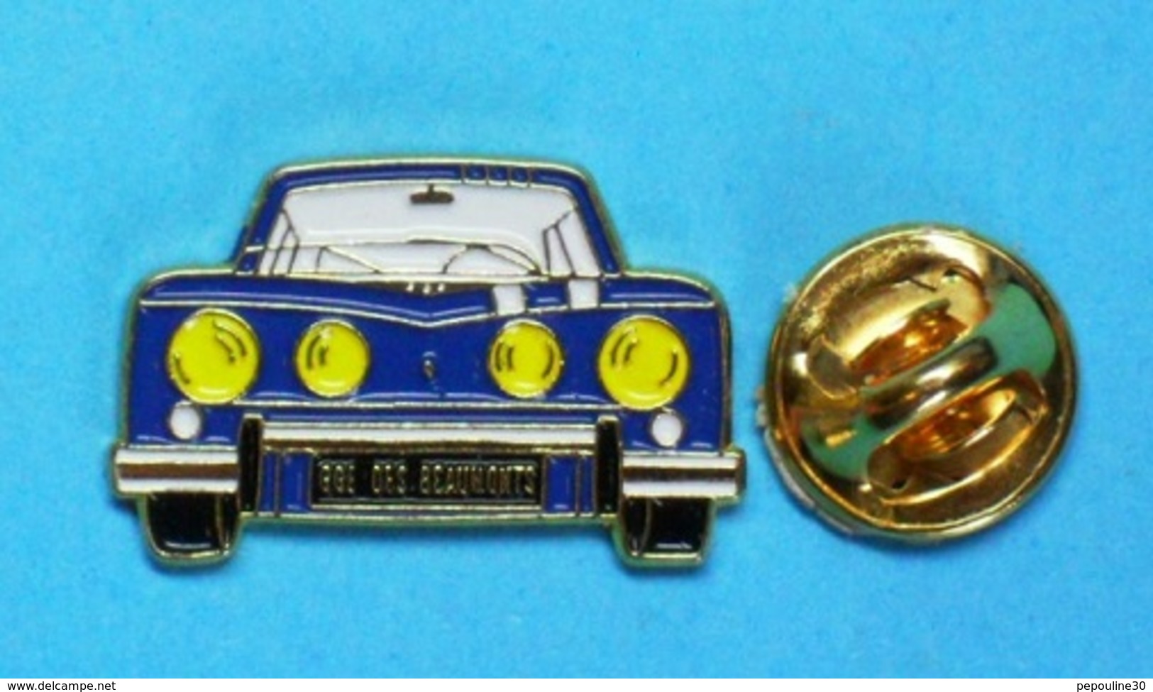 1 PIN'S //  ** RENAULT / R8 GORDINI / GGE DES BEAUMONTS ** - Rallye