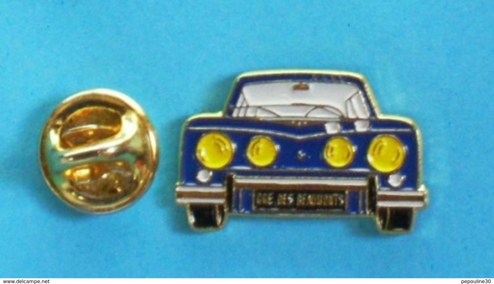 1 PIN'S //  ** RENAULT / R8 GORDINI / GGE DES BEAUMONTS ** - Rallye