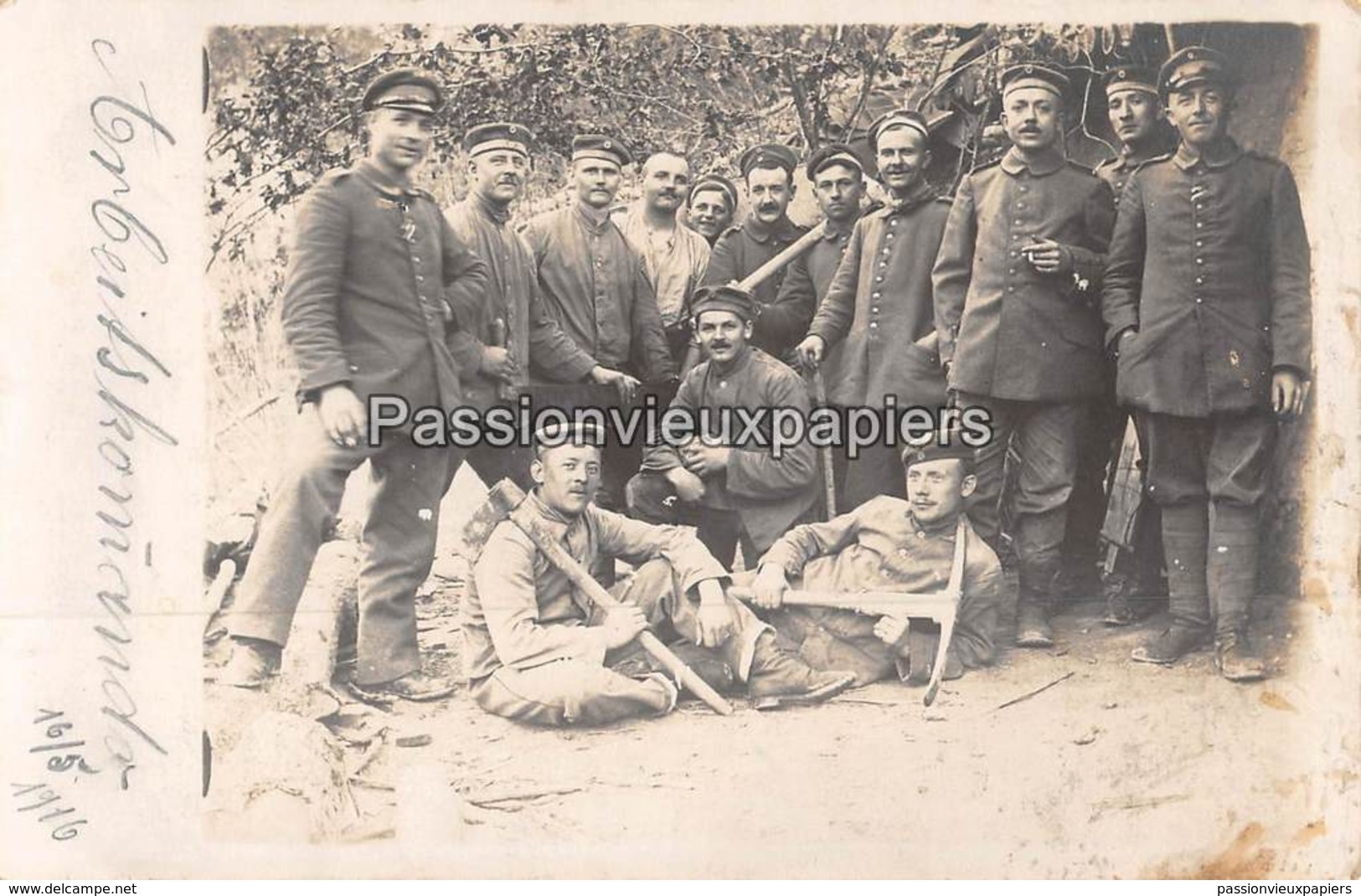 CARTE PHOTO ALLEMANDE IR 67  ?  1916  ARBEITSKOMMANDO - Guerre 1914-18