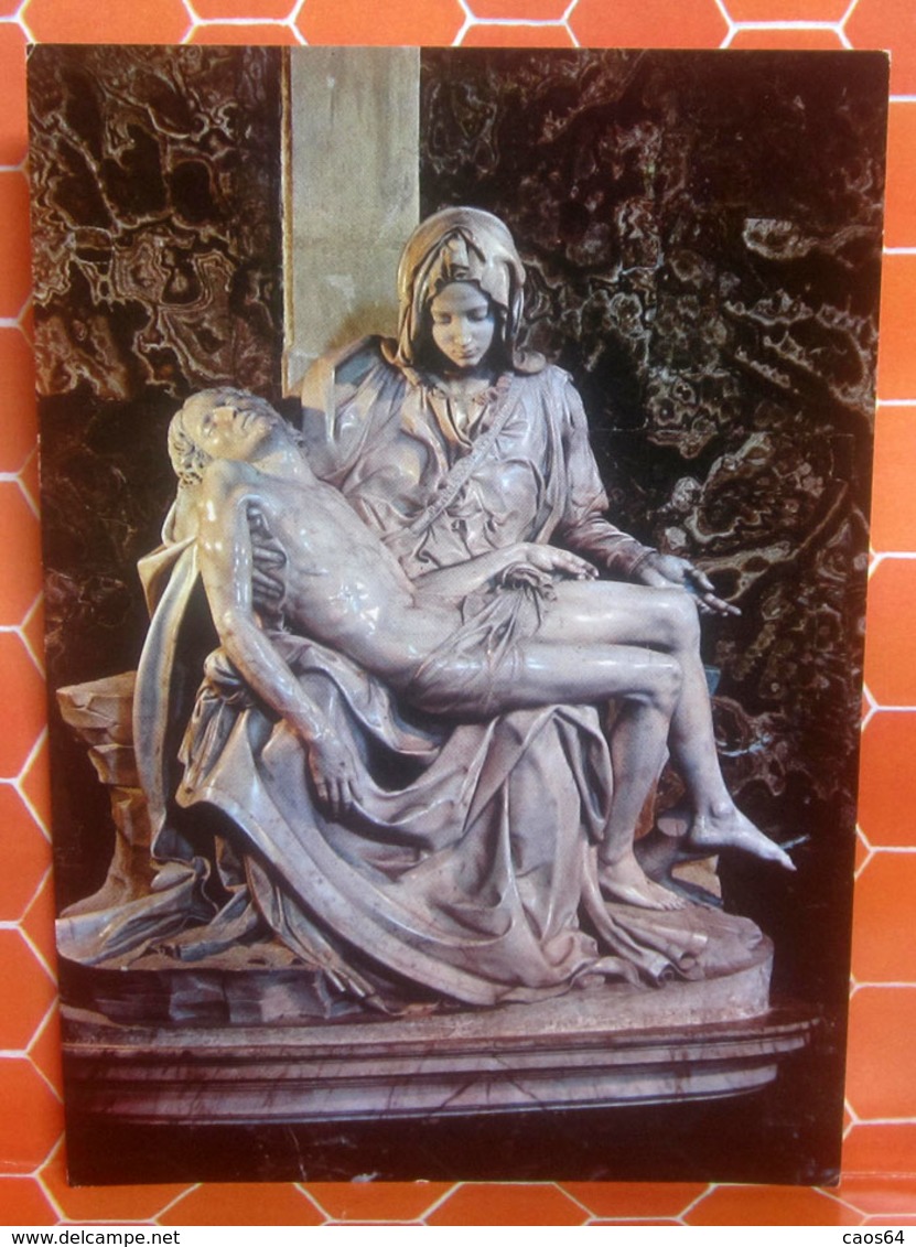 La Pietà Michelangelo Statua CARTOLINA Non Viaggiata - Sculture