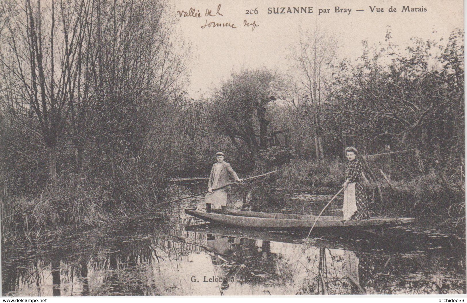 CPA Suzanne Par Bray - Vue De Marais (avec Jolie Animation) - Autres & Non Classés