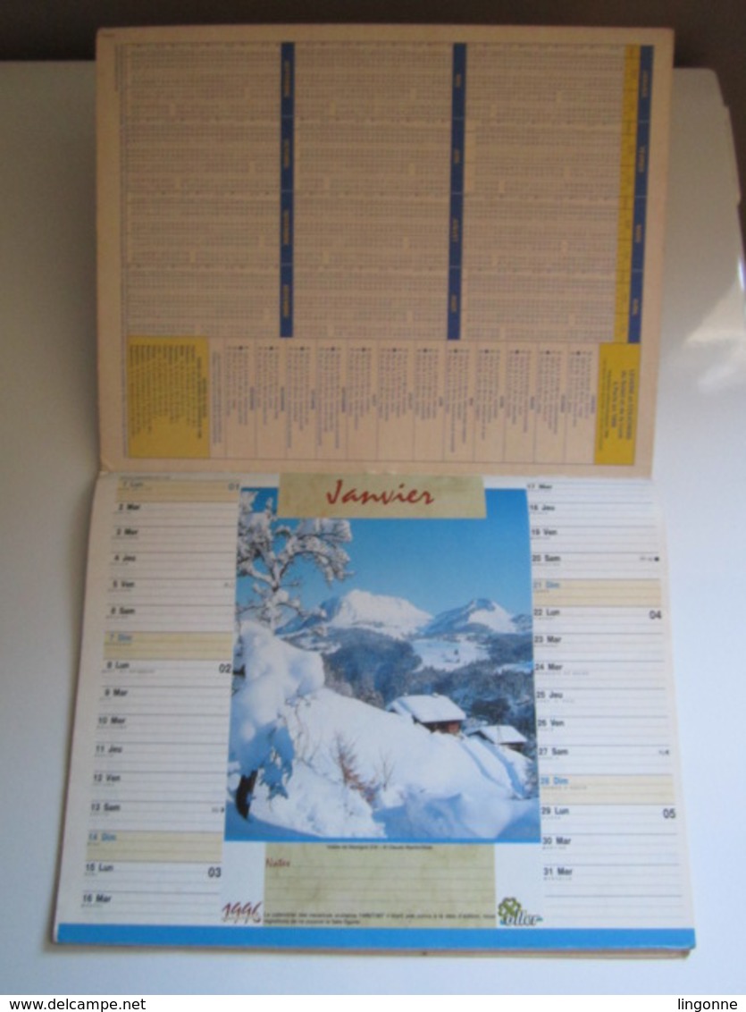 1996 ALMANACH DU FACTEUR Calendrier Des Postes HAUTE-MARNE 52 - Petit Format : 1991-00