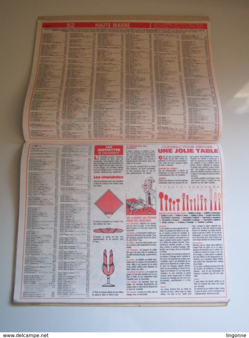 1996 ALMANACH DU FACTEUR Calendrier Des Postes HAUTE-MARNE 52 - Petit Format : 1991-00