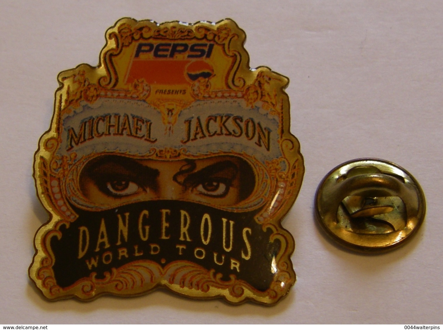 MICHAEL JACKSON PEPSI DANGEROUS WORLD TOUR Pin Pin's Pins - Music