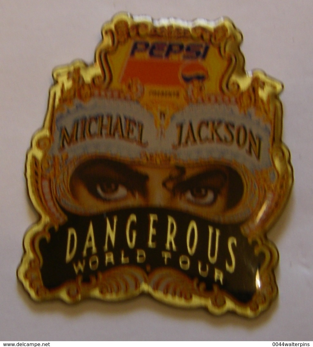 MICHAEL JACKSON PEPSI DANGEROUS WORLD TOUR Pin Pin's Pins - Musik