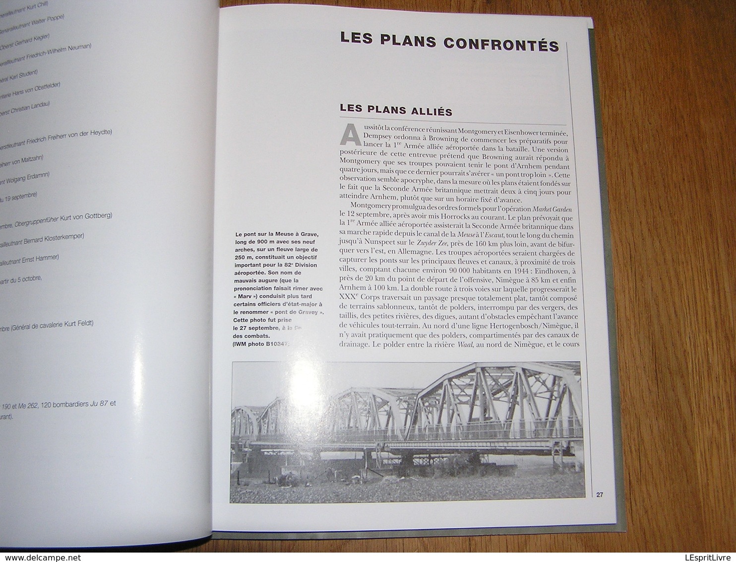 LA BATAILLE D'ARNHEM Guerre 40 45 Pays Bas Hollande Opération Market Garden Parachutiste Para Commando 1944