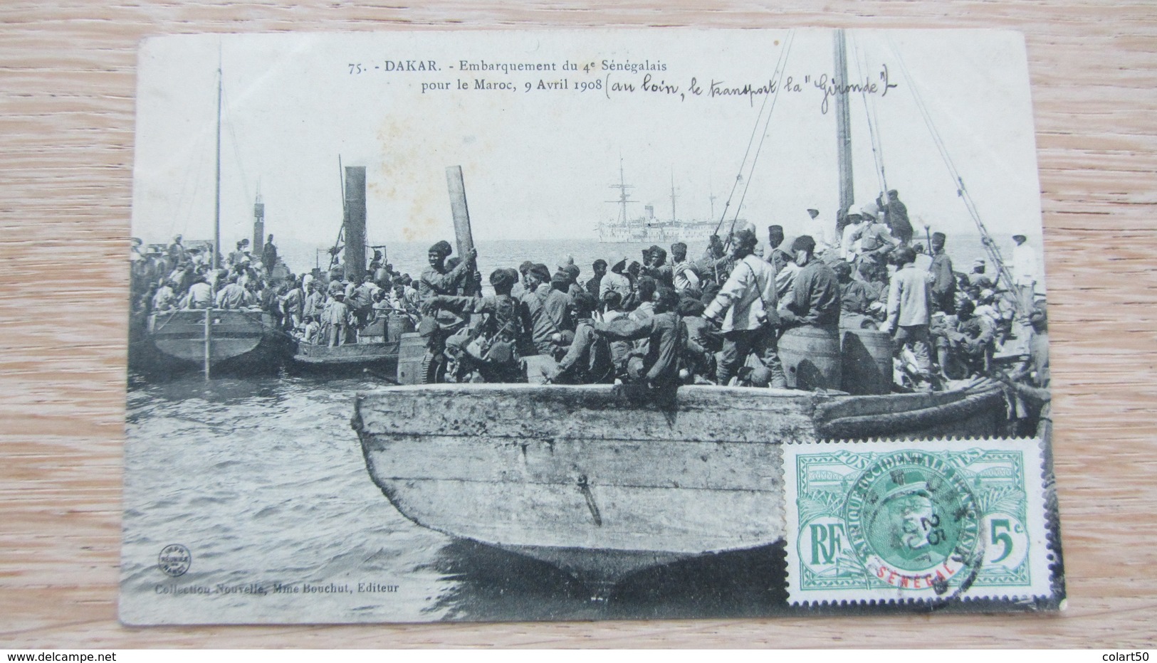 DAKAR 4eme SENEGALAIS 1908 . - Senegal