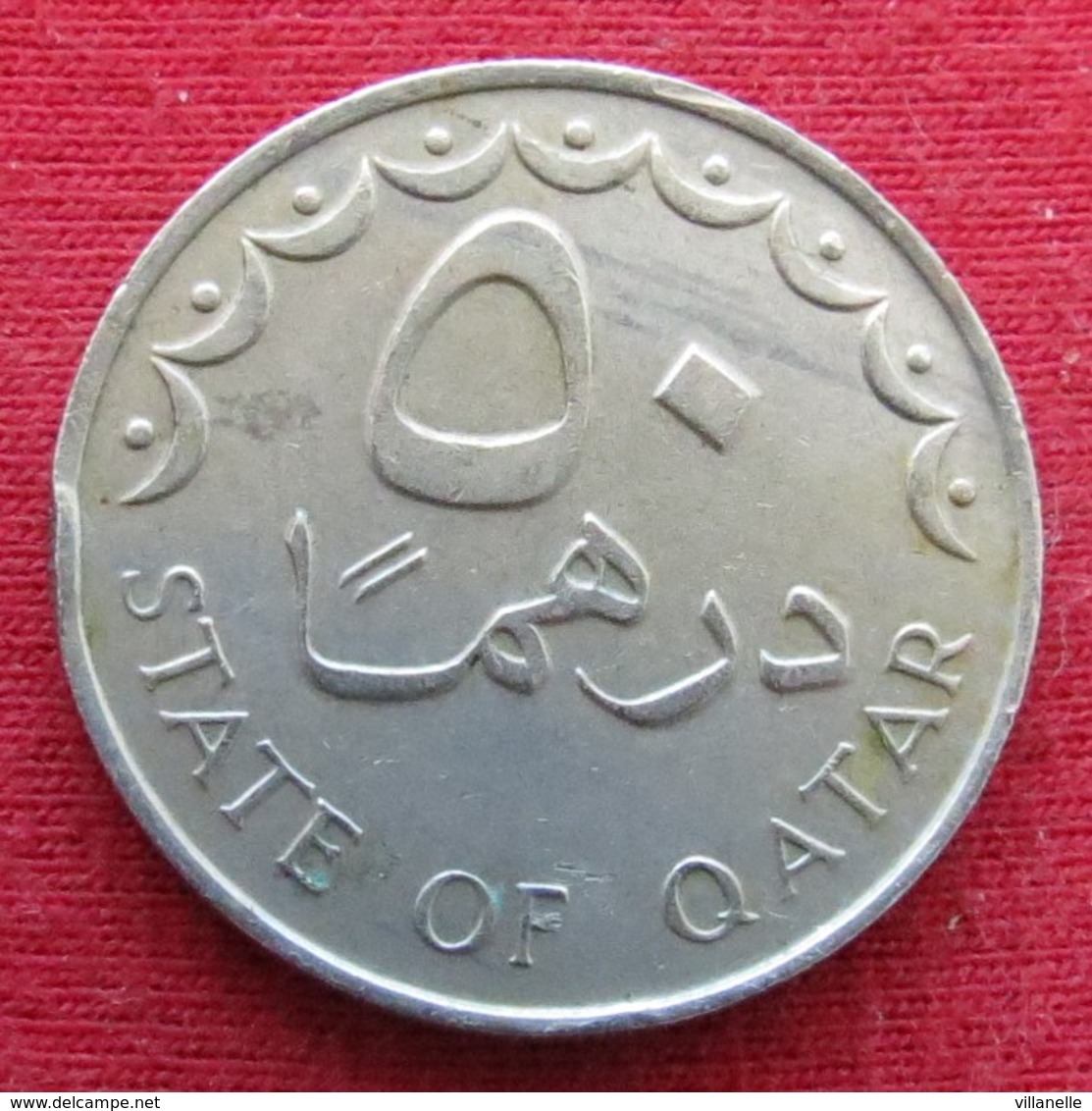 Qatar 50 Dirhams 1973 / 1393 KM# 5 Catar Katar - Qatar