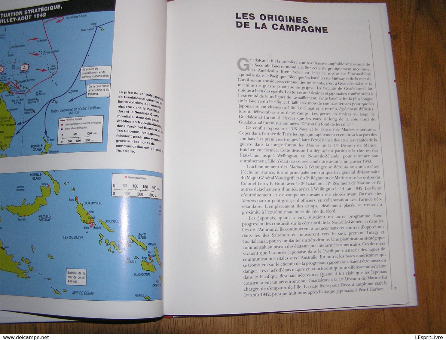 LA BATAILLE DE GUADALCANAL  Guerre 40 45 Guerre Pacifique Débarquement Japon US Army Contre Attaque Marines - Guerre 1939-45