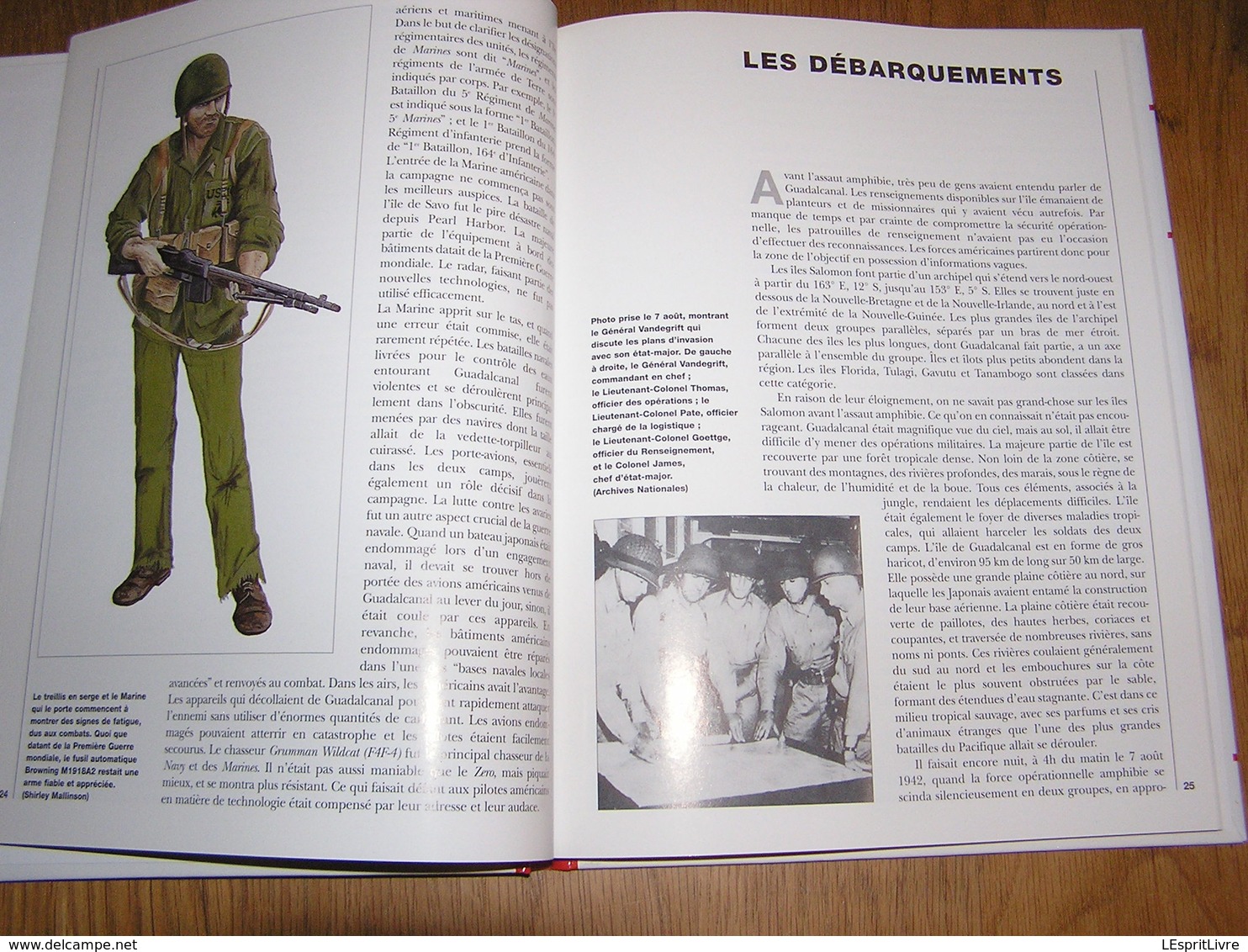 LA BATAILLE DE GUADALCANAL  Guerre 40 45 Guerre Pacifique Débarquement Japon US Army Contre Attaque Marines