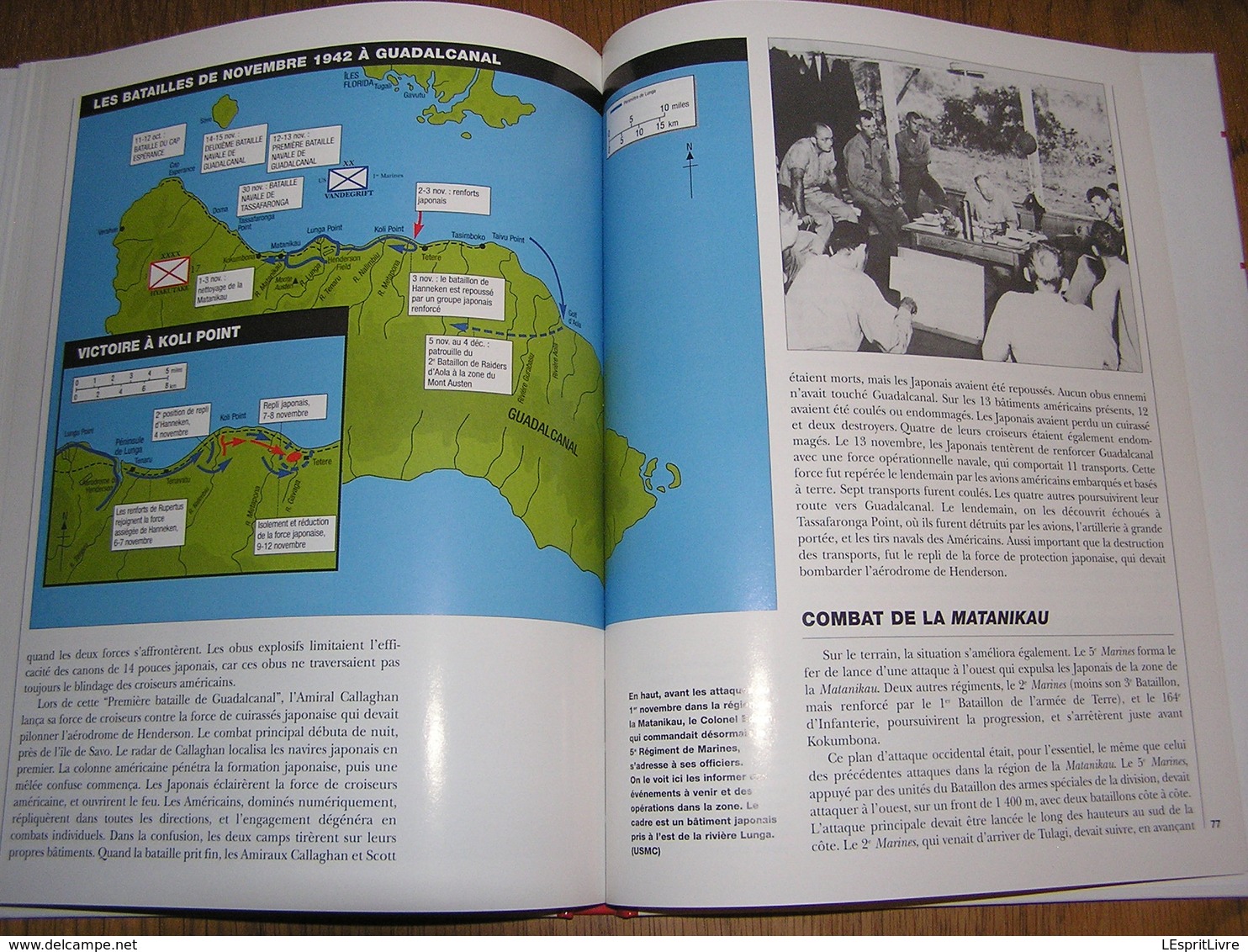 LA BATAILLE DE GUADALCANAL  Guerre 40 45 Guerre Pacifique Débarquement Japon US Army Contre Attaque Marines