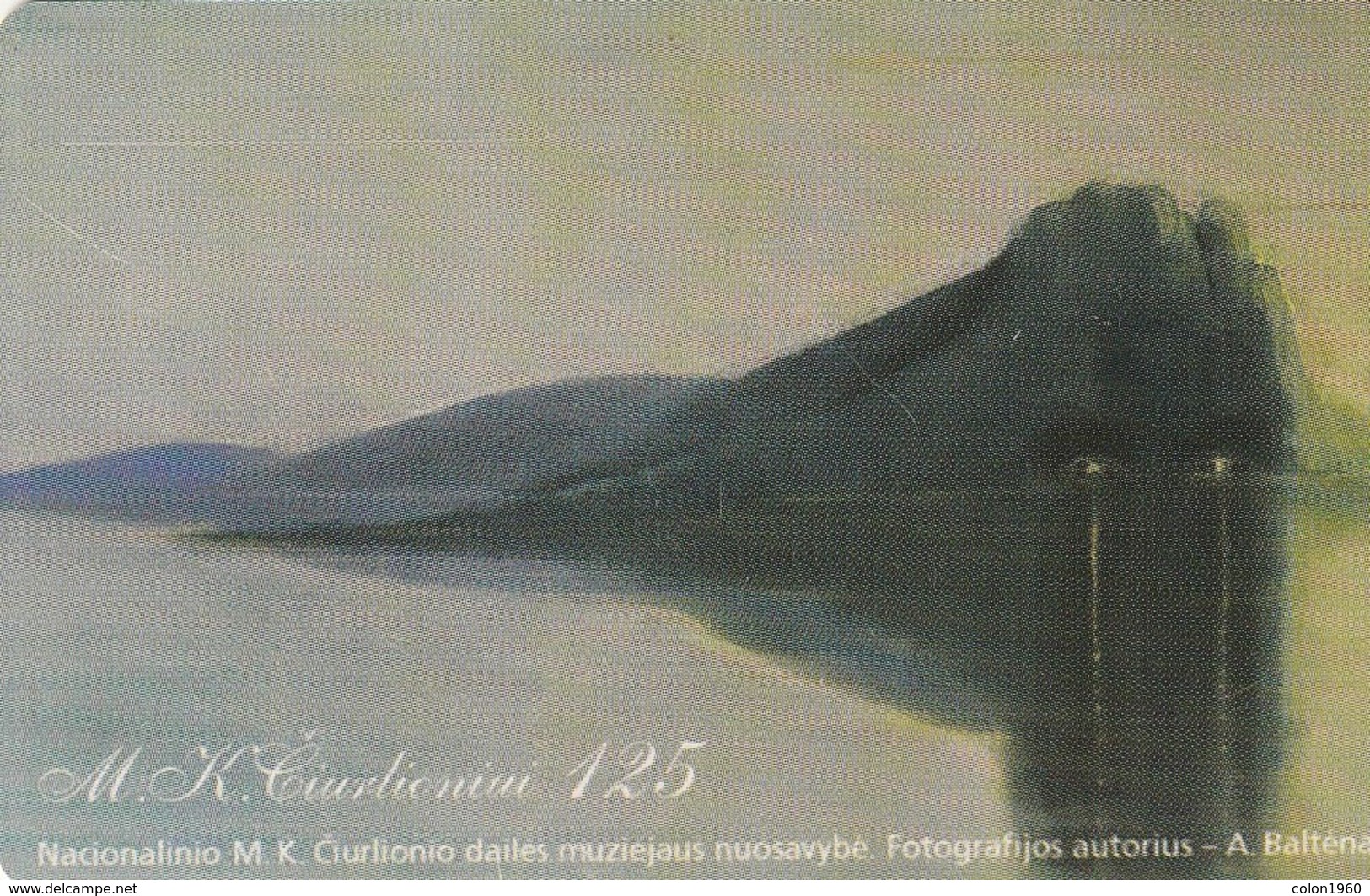 LITUANIA. CHIP. 125 Years To M.K. Ciurlionis. LT-LTV-C061. (088). - Lituania