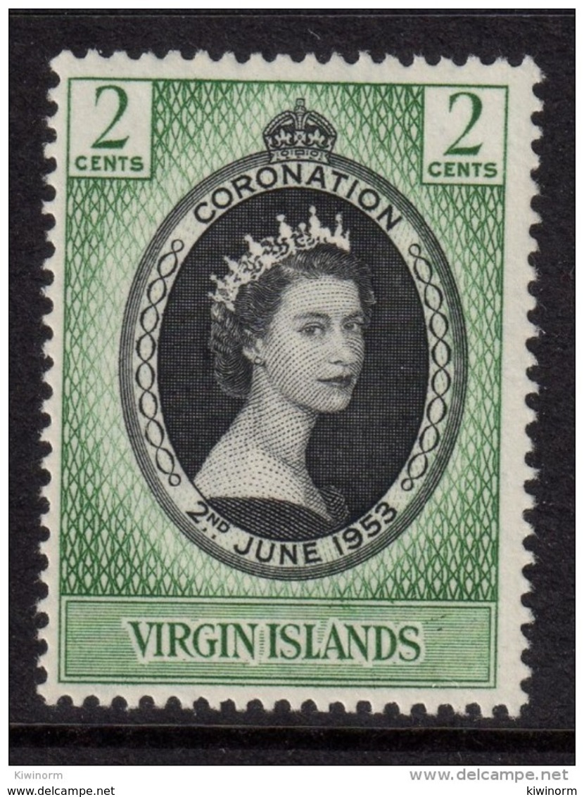 BRITISH VIRGIN ISLANDS 1953 Coronation Omnibus - Mint Hinged - MH* - 7B1208 - British Virgin Islands