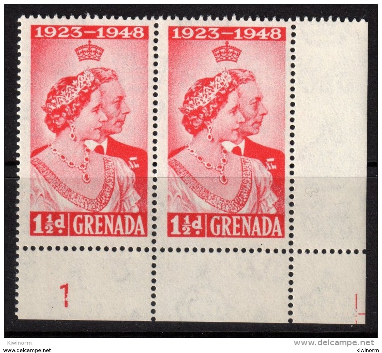 GRENADA 1948 Royal Silver Wedding Omnibus - Mint Never Hinged - MNH** - 6B942 - Grenada (...-1974)