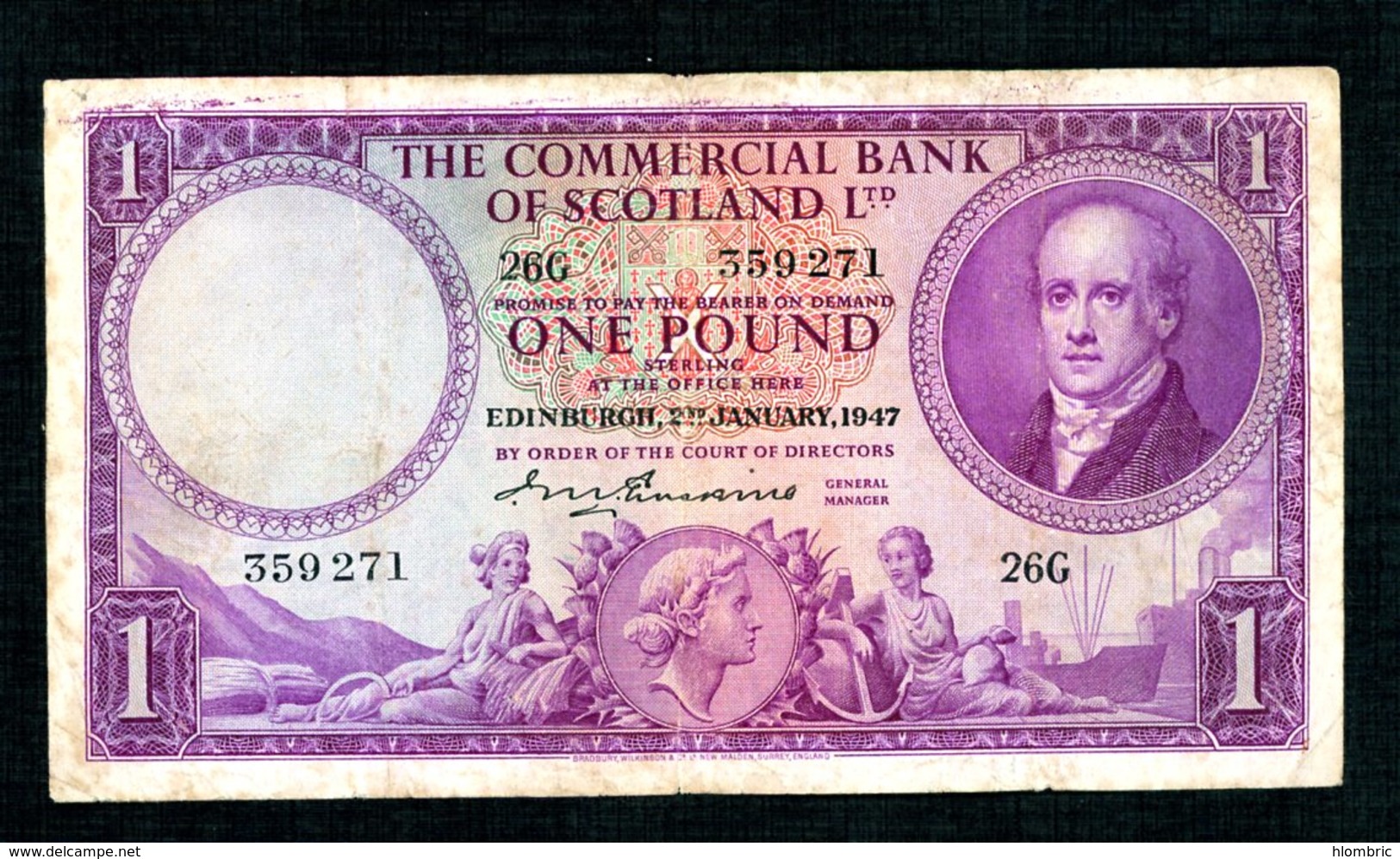 Ecosse Pound  1947 - 1 Pound