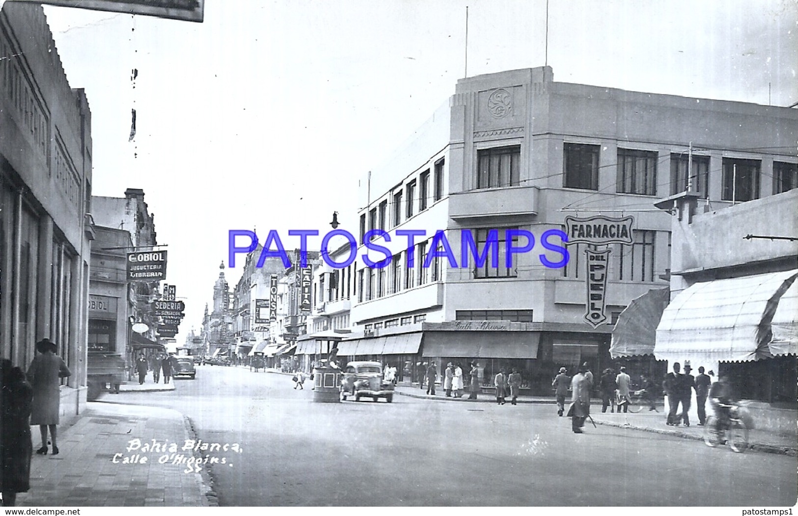 117927 ARGENTINA BUENOS AIRES BAHIA BLANCA CALLE O'HIGGINS YEAR 1946 PHOTO NO POSTAL POSTCARD - Fotografie