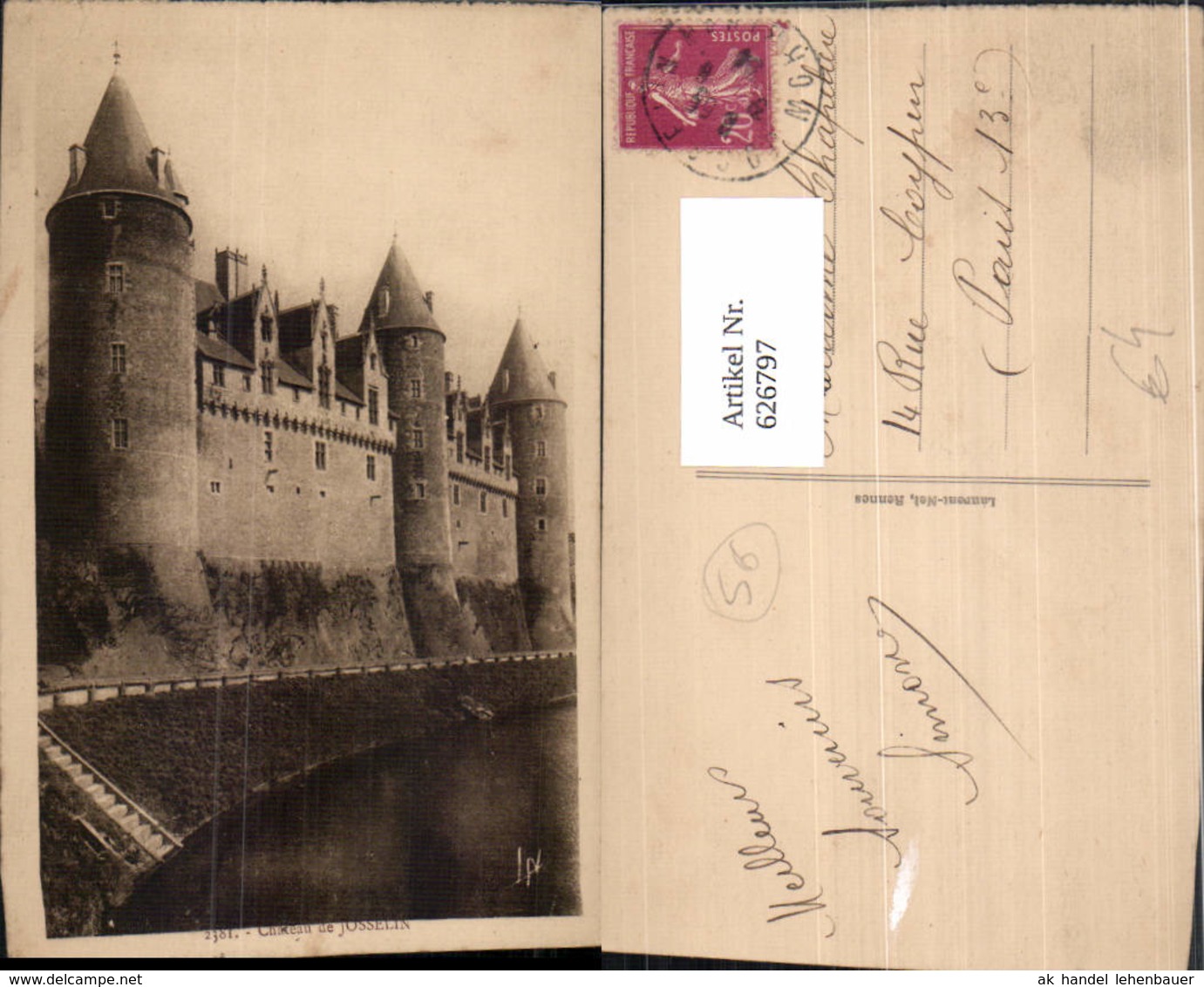 626797,Chateau De Josselin Schloss France - Sonstige & Ohne Zuordnung