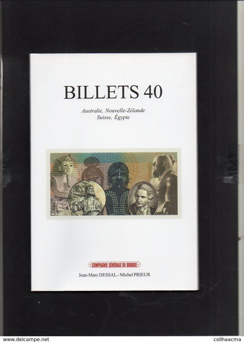 2005 Spécial Billets Australie,Nlle Zélande,Suisse,Egypte,Vente Prix Fixe N° 40 / Comptoir Général  De Bourse C.G.B. - Französisch