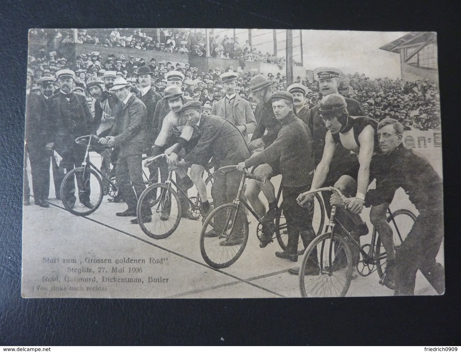 Berlin Steglitz Mai 1906 Robl Butler Dickentman Guignard   Cyclisme Radrennen Radsport  Cycling Velo Wielrennen - Cyclisme