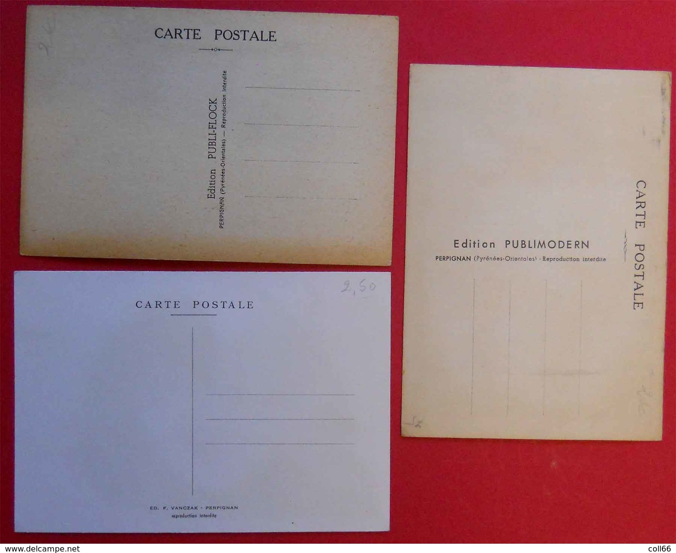 66 Lot De 18 Cartes Floquées CPSM  Roussillon Catalogne Nord Catalunya éditeurs Vanczak Publi-Flock Publimodern Moliner - Other & Unclassified