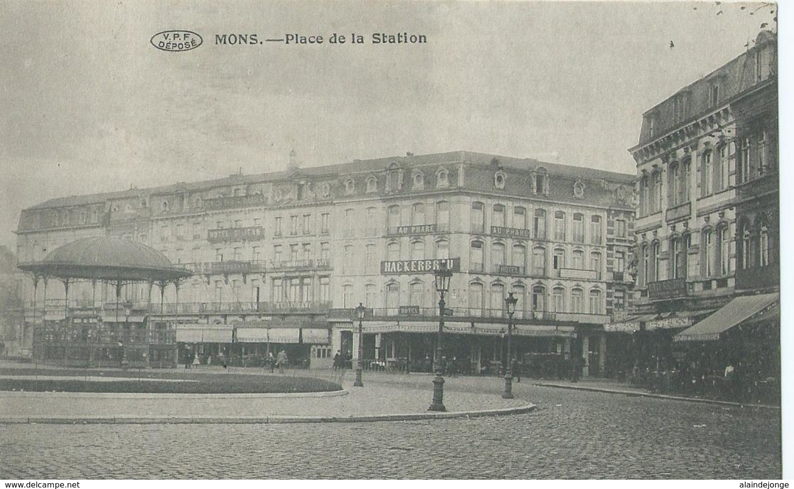 Bergen - Mons - Place De La Station - Hôtel Au Phare - V.P.F. - Mons
