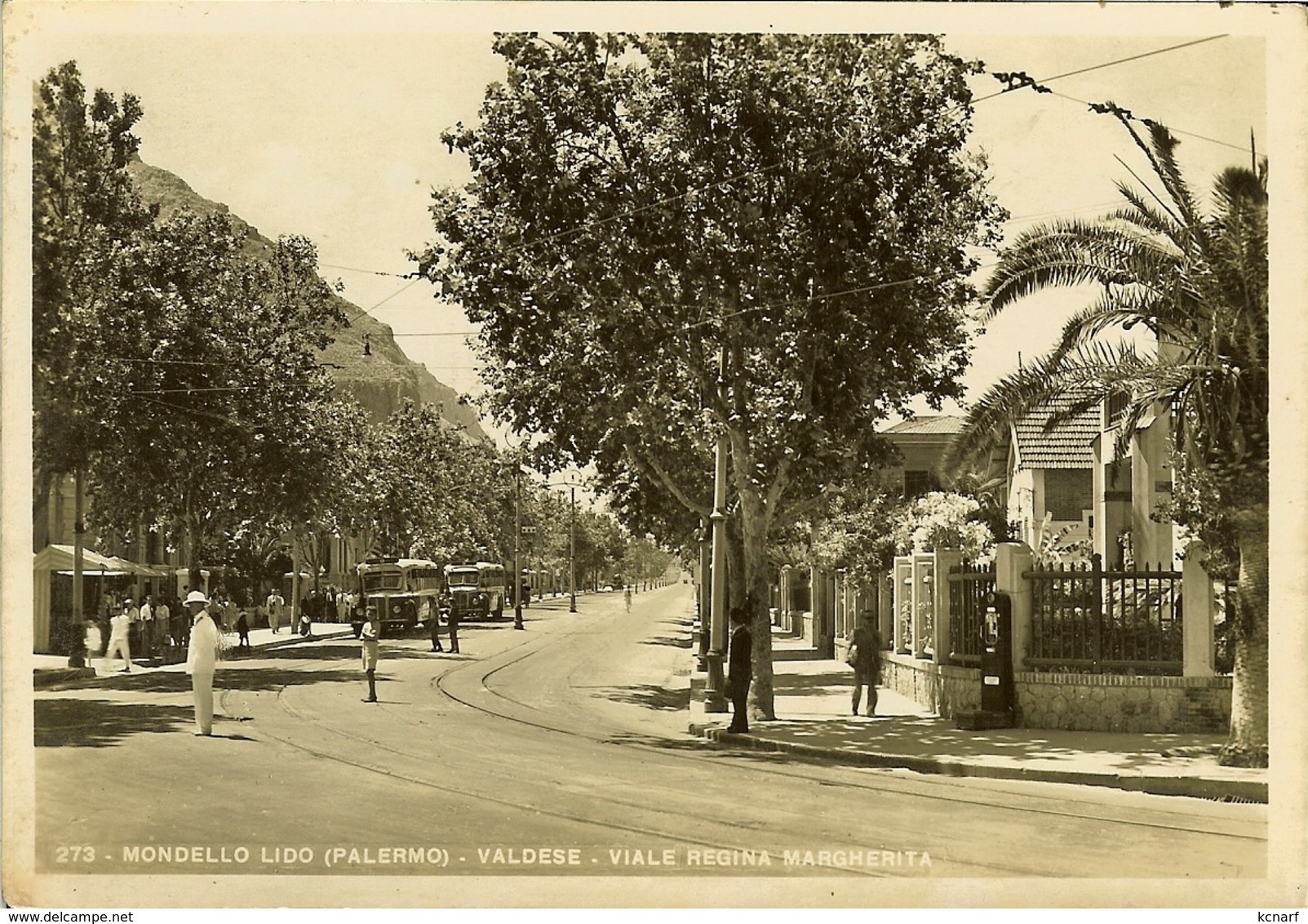 CP De MONDELLO LIDO ( Palermo ) " Valdese - Viale Regina Margherita " - Palermo