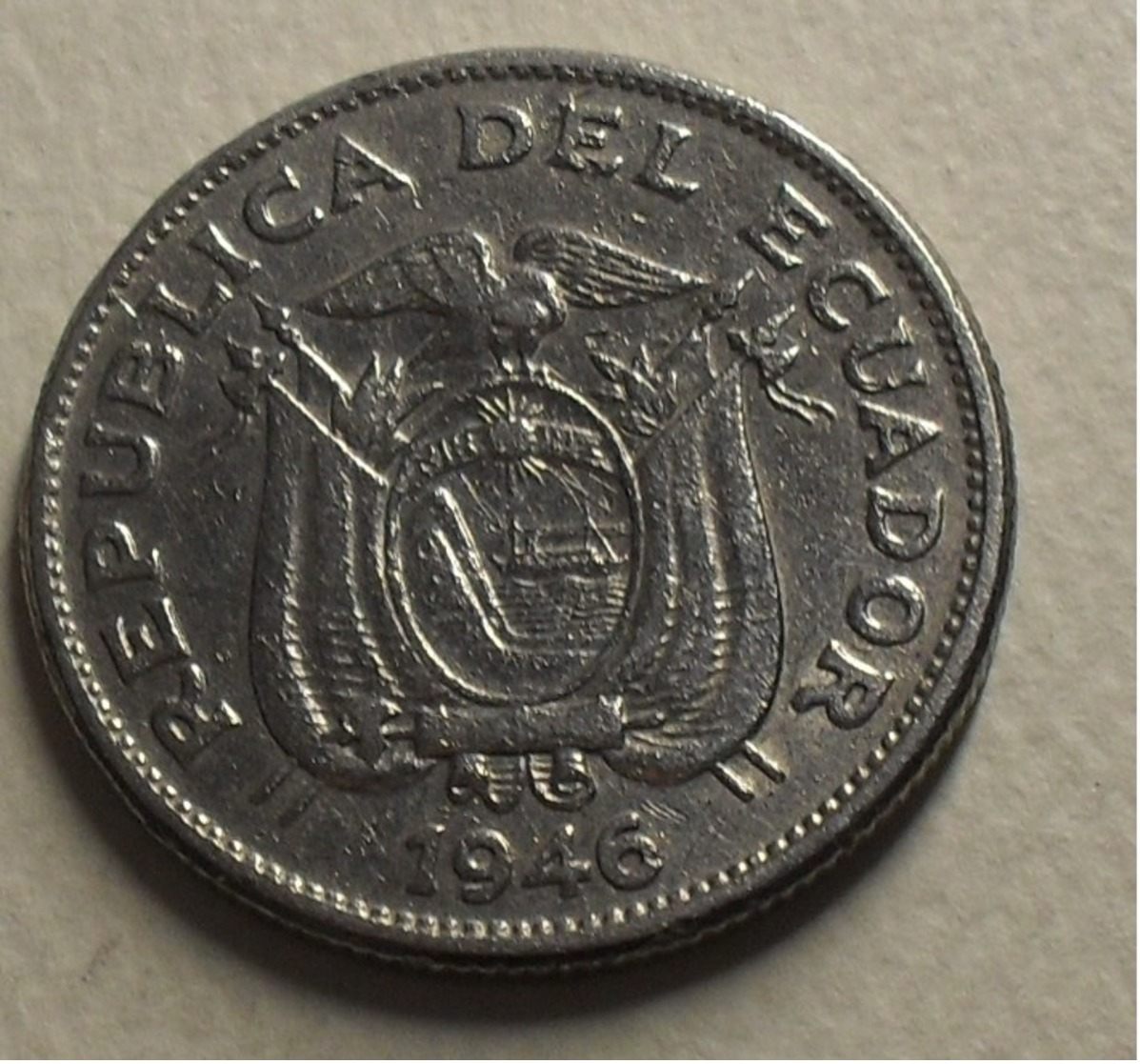 1946 - Equateur - Ecuador - 1 SUCRE - KM 78.2 - Ecuador