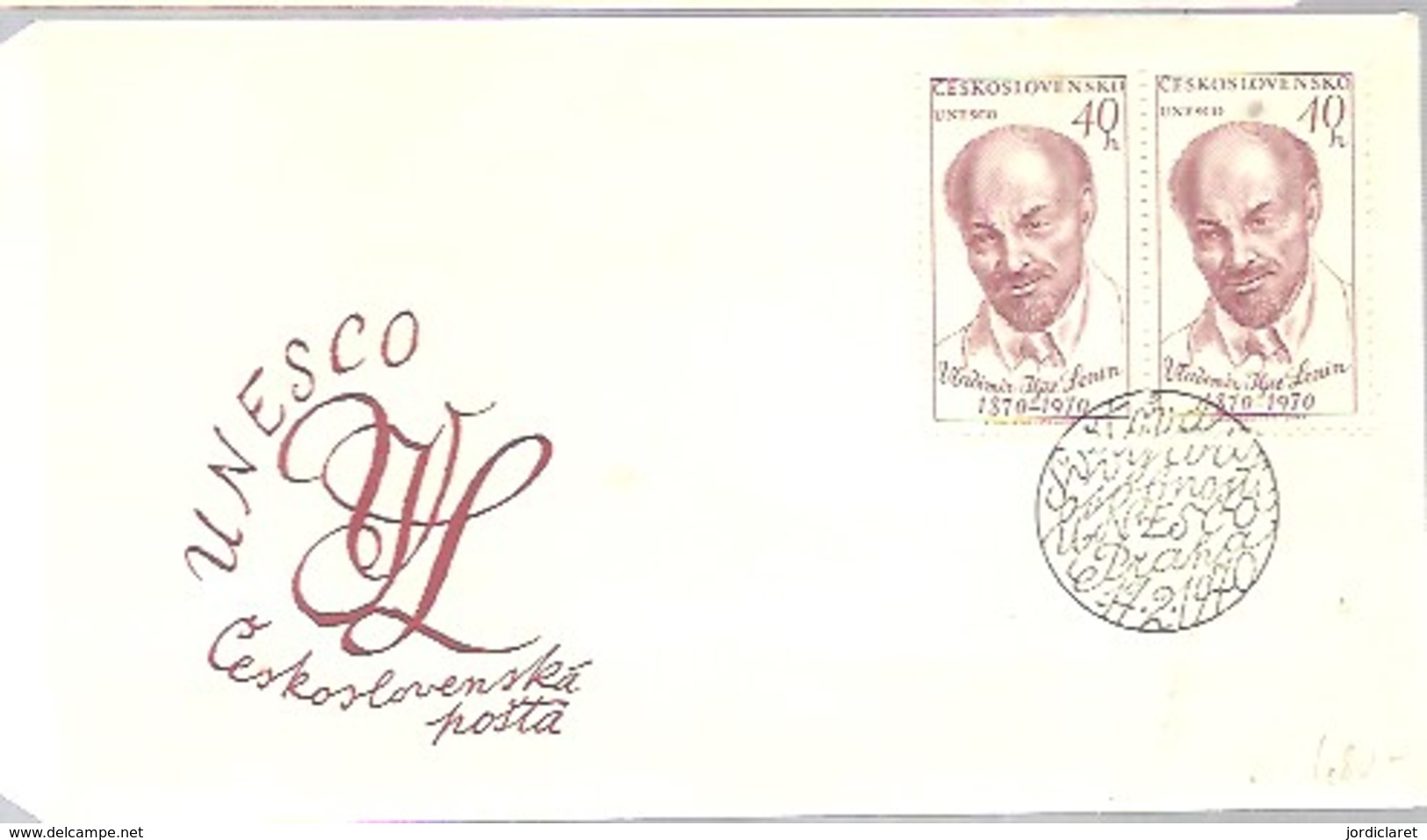 FDC 1970   LENIN - Légion En Sibérie