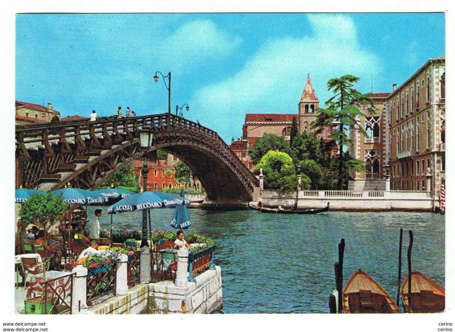 VENEZIA:   CANAL  GRANDE  E  PONTE  DELL' ACCADEMIA  -  PER  LA  SVIZZERA  -  FG - Ponti