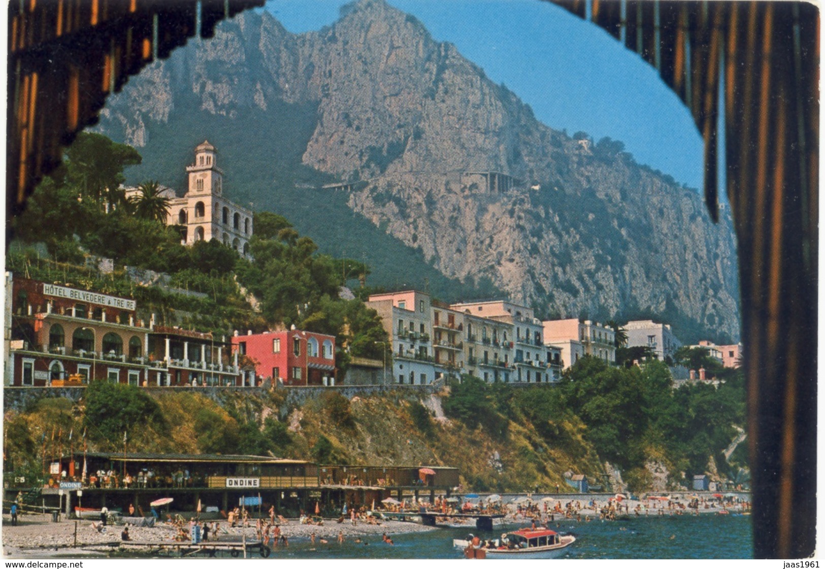 ITALY. POSTCARD. CAPRI. BATHS - Otros & Sin Clasificación