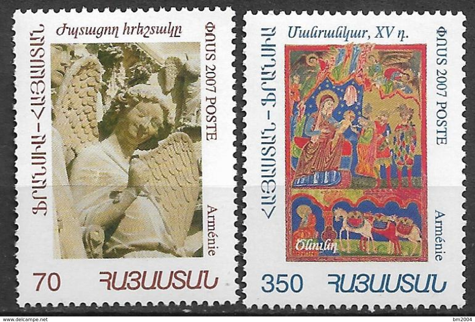 2007 Armenien Mi. 608-9**MNH  Jahr Der Armenier In Frankreich - Armenia