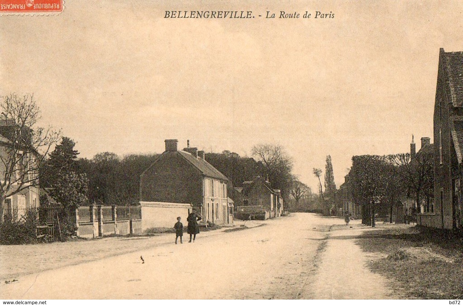 BELLENGREVILLE ( 14 ) - La Route De Paris - Autres & Non Classés