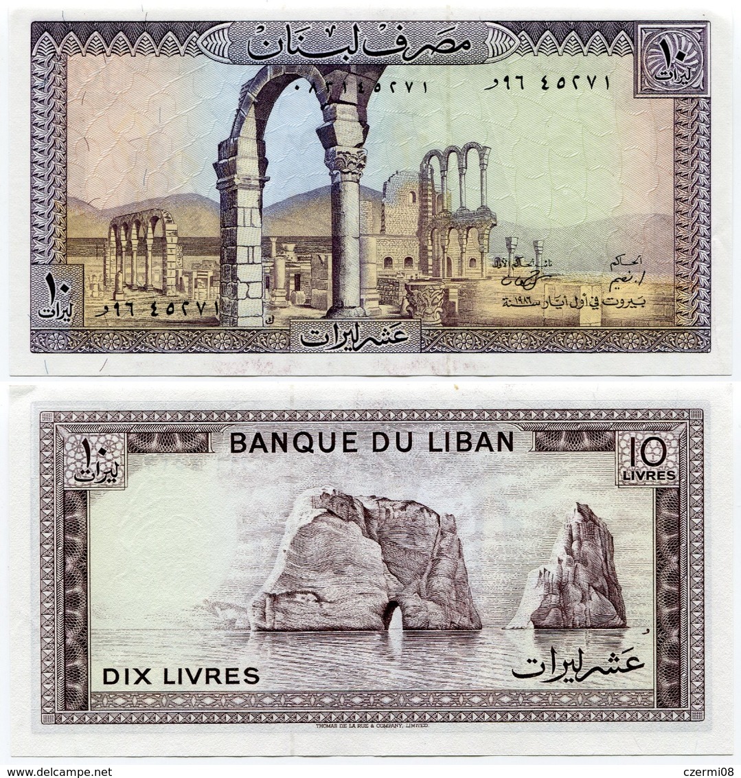 Lebanon - 10 Livres - 1989 - Libanon