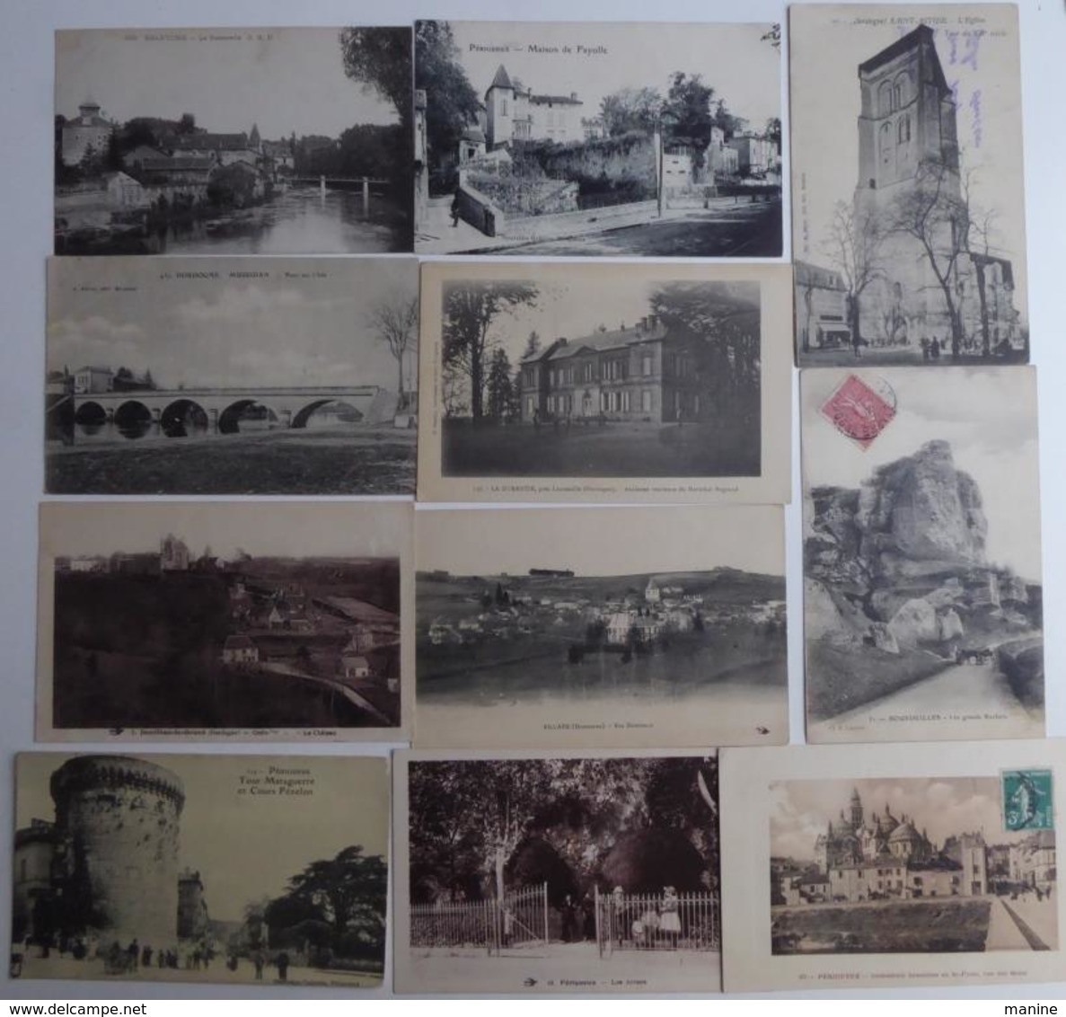 Dept 24 Lot De 70 Cartes Postales; Nontron, Bourdeilles, Terrasson, Perigueux,..... - 5 - 99 Cartoline